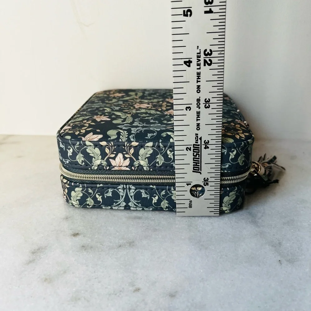 Floral Patterned Jewelry Case travel organizer jewelry box